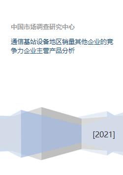 通信基站设备地区销量竞争格局与企业主营产品分析